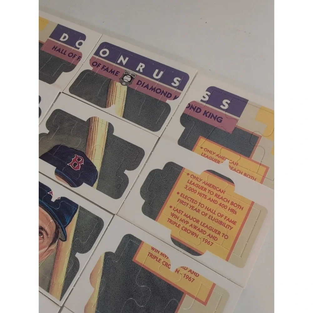 Leaf Inc. Diamond King Puzzle Cards (UNPUNCHED) Carl Yastrzemski - Complete Set